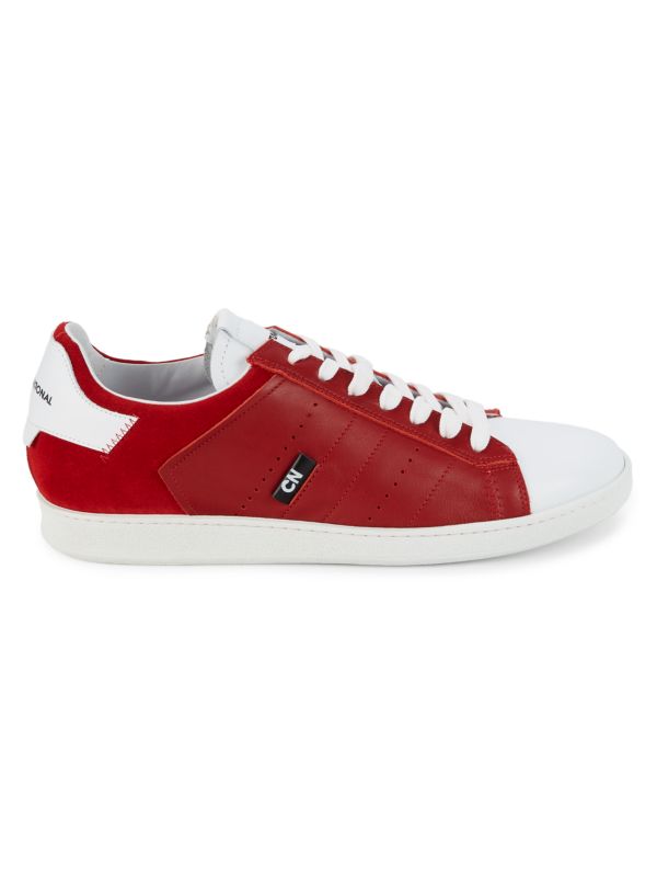 Costume National Low Top Leather Sneakers